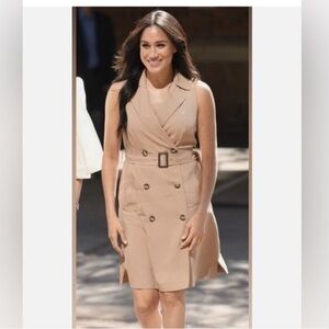 Banana Republic trench dress with waist belt